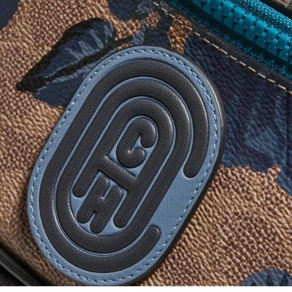 Coach Mini Rivington Belt Bag In Signature Canvas With Kaffe Fassett Print - Picture 5 of 8